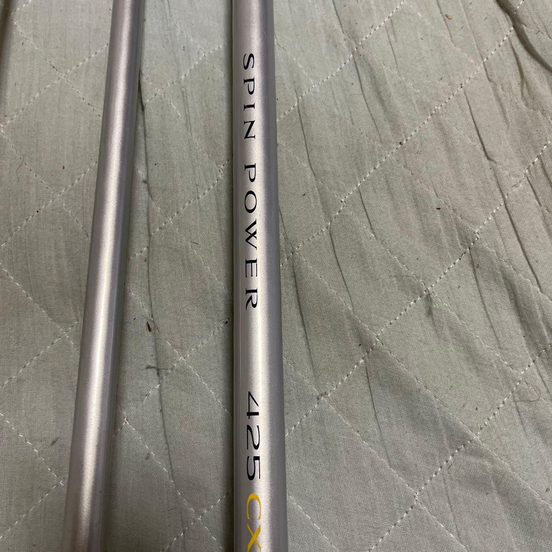 山*中様 SHIMANO 投げ竿 SPIN POWER 425CX、袋付き
