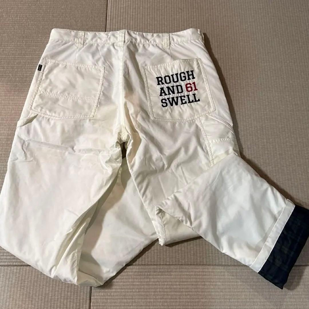 rough and swell JASPER PANTS ホワイト