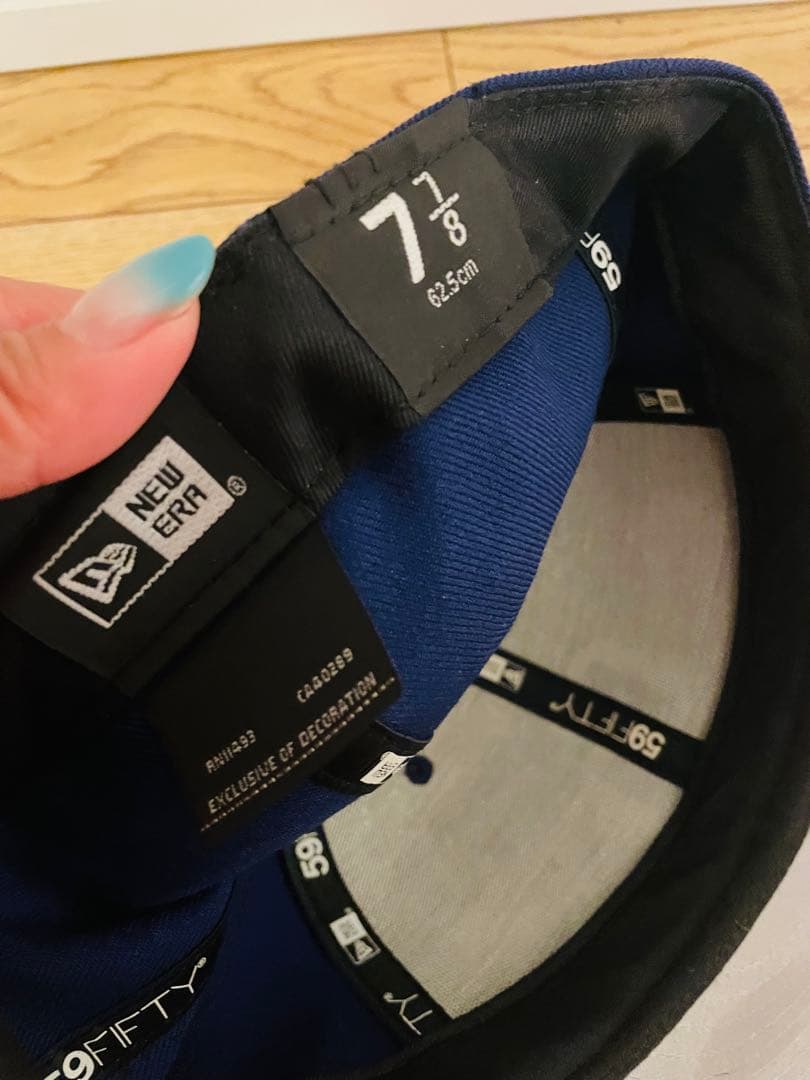 NEW ERA 59FIFTY ネイビーキャップ 7 7/8