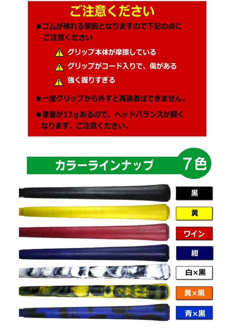 【新品】飛びゅーん グリップカバー 5個入 4個セット 青×黒 ナトップ