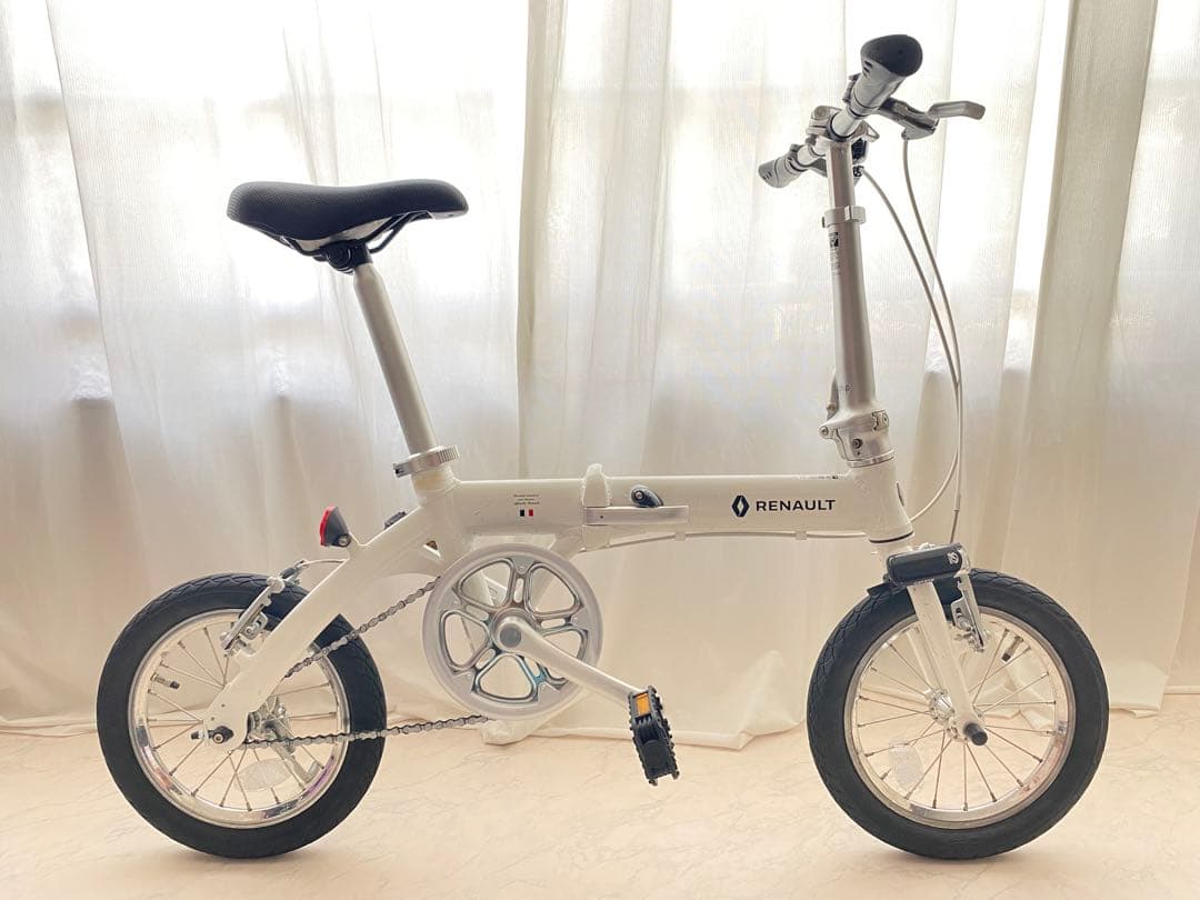 2024年製 ルノー 折り畳み自転車14インチ ホワイト