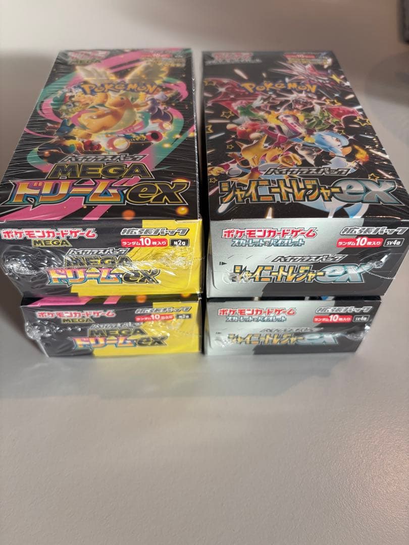 【新品未開封】シャイニートレジャーexMEGAドリームexBOXシュリンク付き