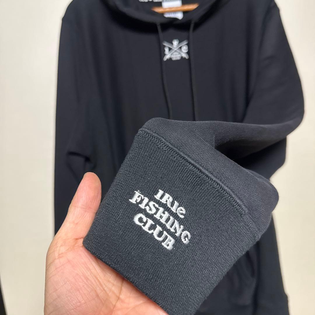Iriefishingclub クロスロッド ナイロンフーディー XL パーカー
