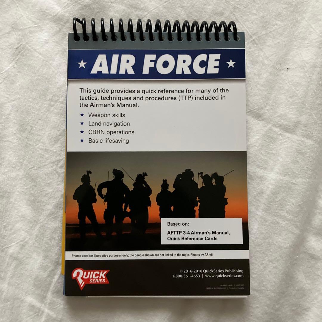 アメリカ　空軍　マニュアル　ポケット版　Air Force