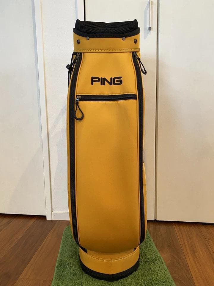 未使用　Pingピン　イエロー 軽量 カートバッグ ゴルフバッグ　キャディバッグ