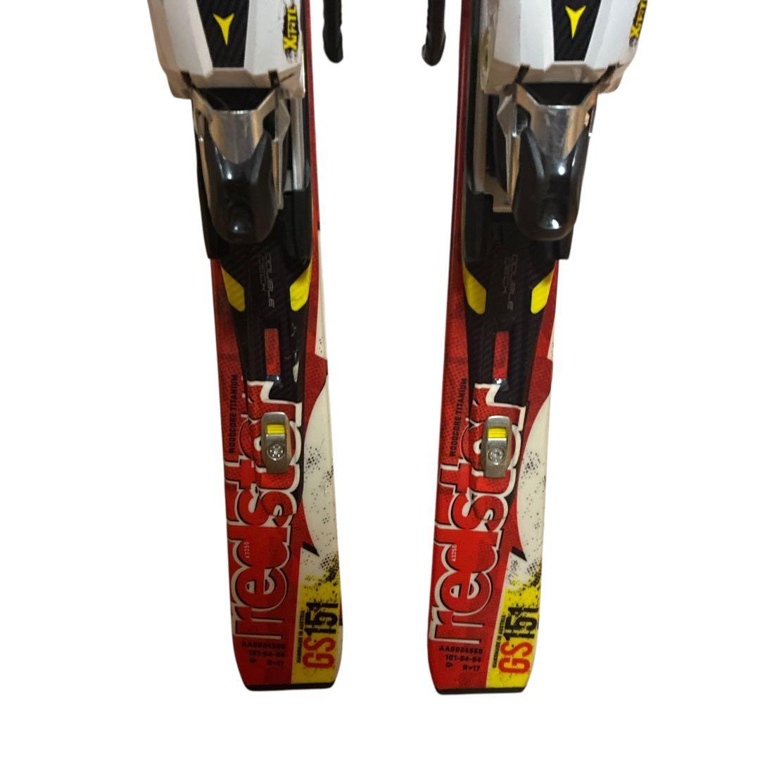 ATOMIC redsterGS151cm スキー板 ビンディング付 ジュニア用