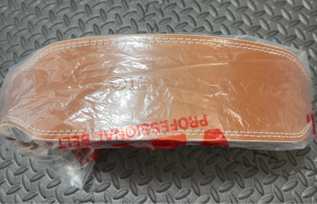 ゴールドジム　プロレザーベルト Sサイズ　新品未使用