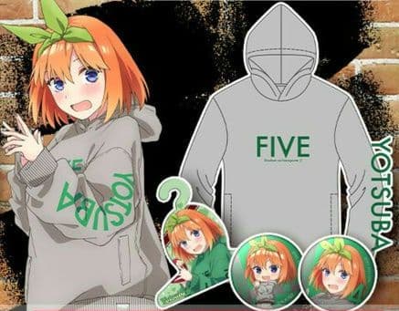 五等分の花嫁 five パーカー