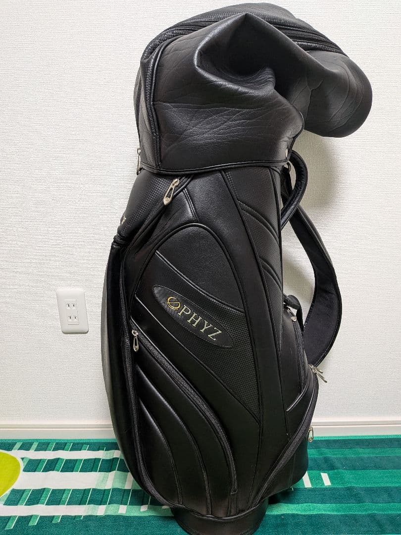 【希少・高級モデル】ツアーステージ PHYZ キャディバッグ 黒 軽量モデル