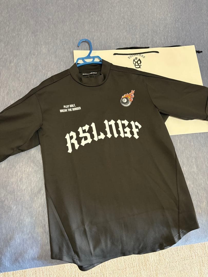 【新品・未使用】RUSSELINO GOLF モックネックと紙袋のセット