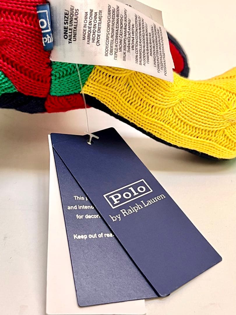 POLO RALPH LAUREN ポロ ラルフ ローレン パッチワークベア1体
