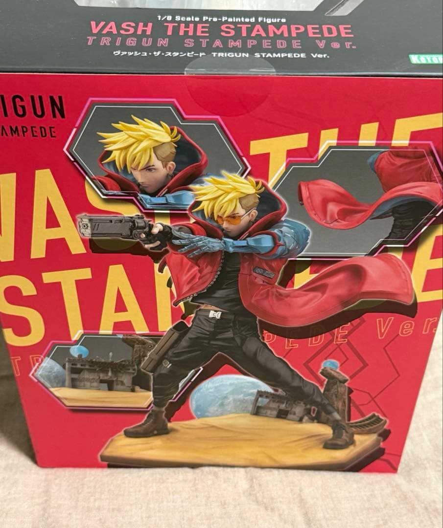 叫び顔パーツ付き ARTFX J ヴァッシュ・ザ・スタンピード　トライガン