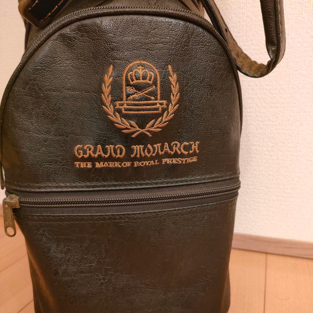 ミズノ GRAND MONARCH 本革レザーキャディバッグ ヴィンテージ