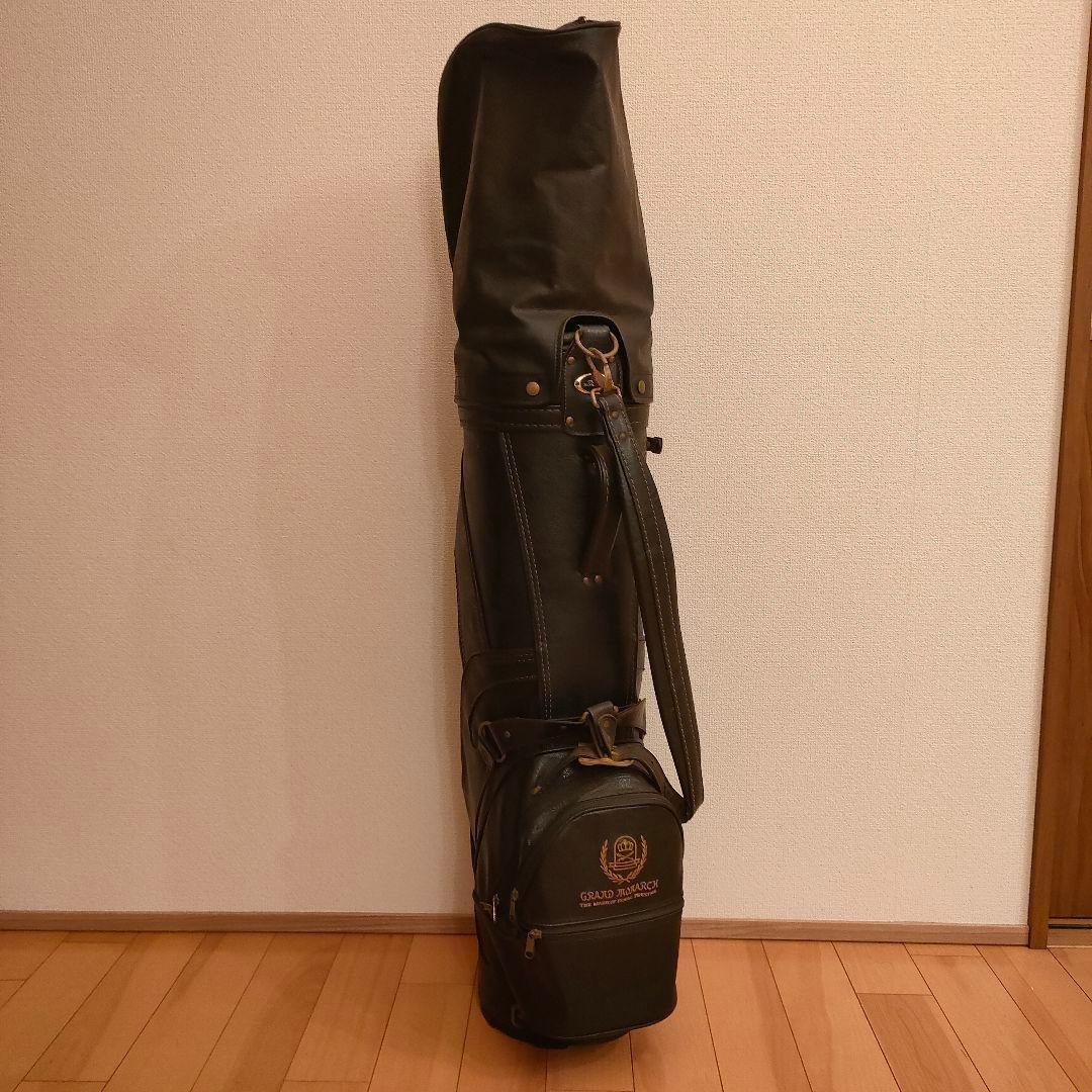 ミズノ GRAND MONARCH 本革レザーキャディバッグ ヴィンテージ