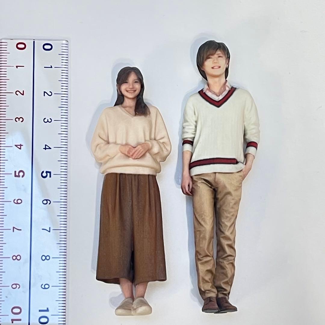 兜剣様　1/18 フィギュア2体　完成品　ミニチュア　ミニカーに　1/64より大
