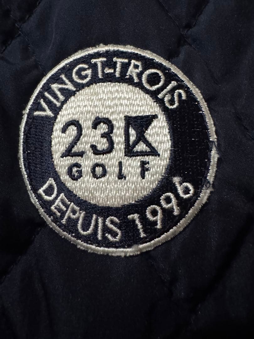 希少　23区GOLF ニジュウサンクゴルフ　中綿ジップジャケット キルティング