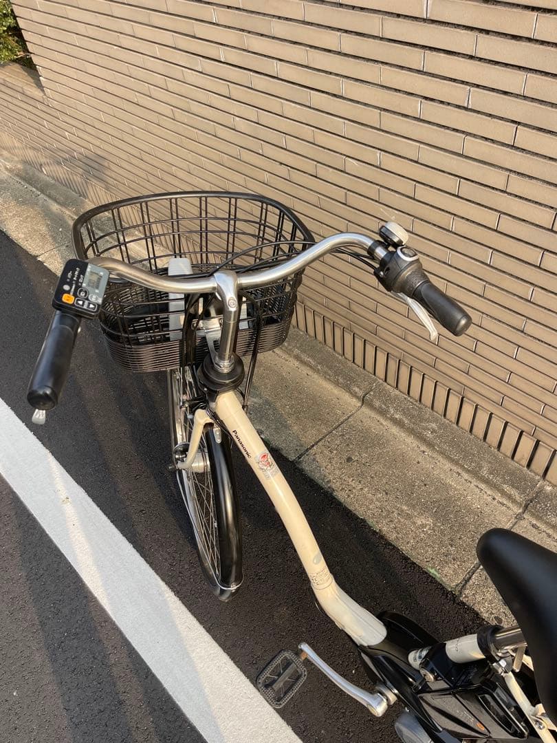 アイボリー パナソニック電動アシスト自転車 シティタイプ26CPTR34