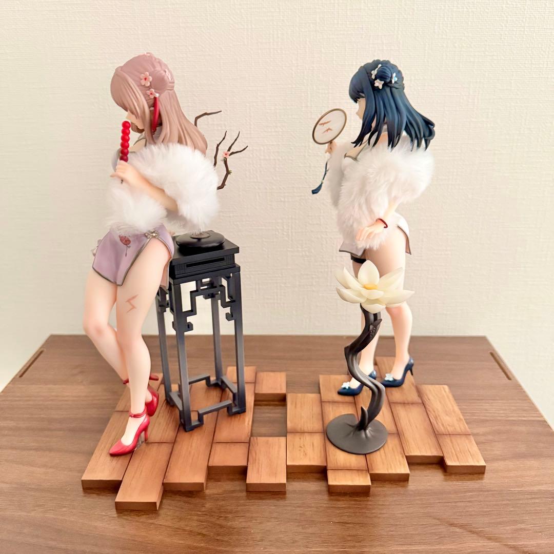 グリッドマンユニバース　APEX フィギュア　宝多六花＆南夢芽　チャイナドレス