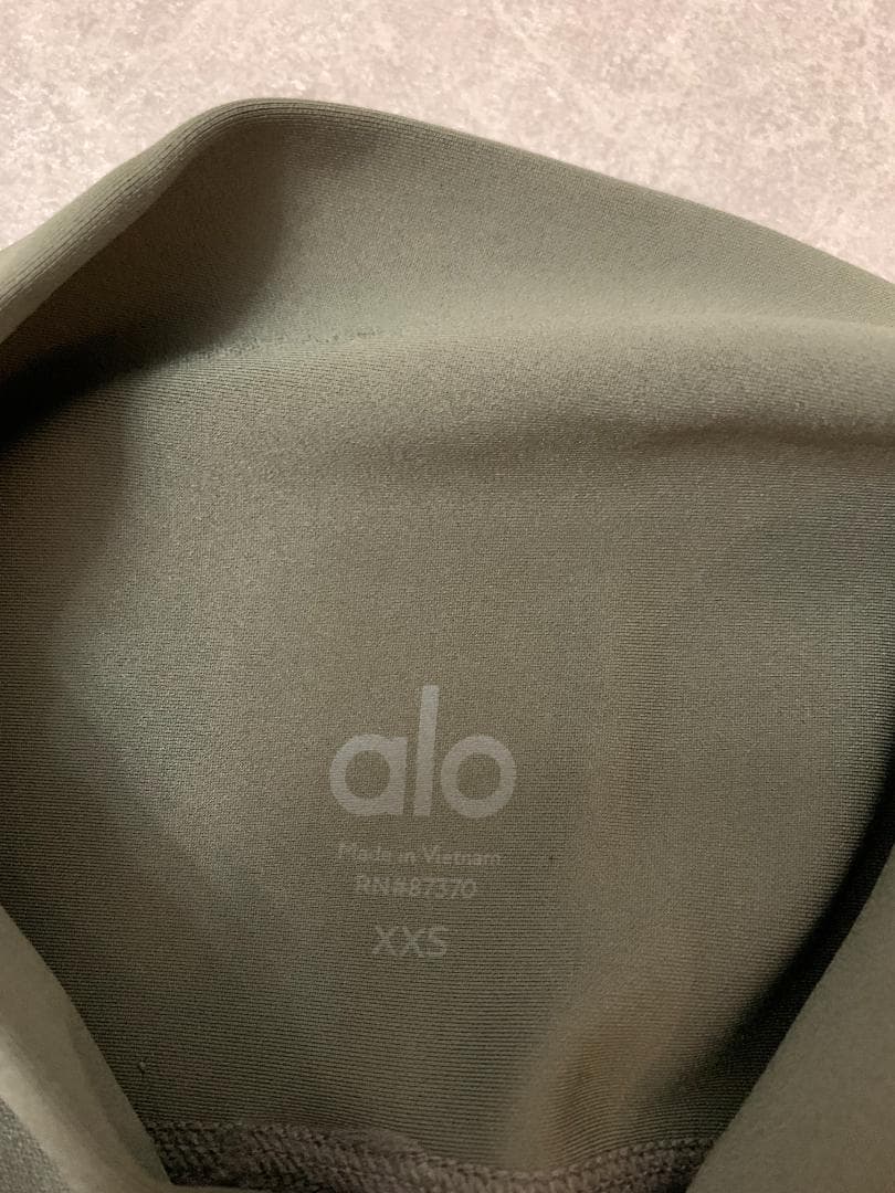 alo ハイウエスト ヨガパンツ XXS オリーブグリーン