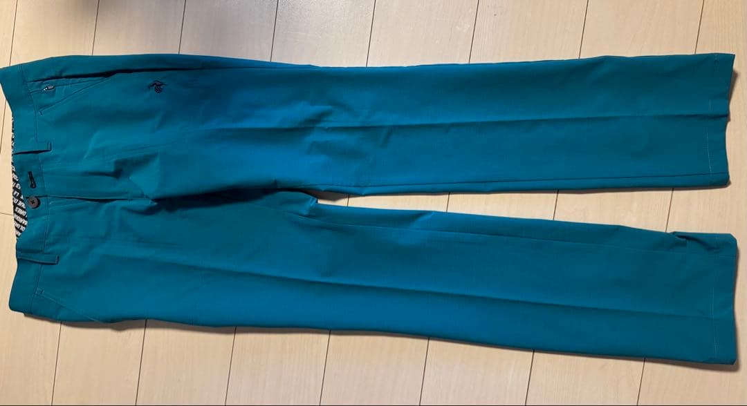 新品未使用！le coq sportif ゴルフパンツ ターコイズ