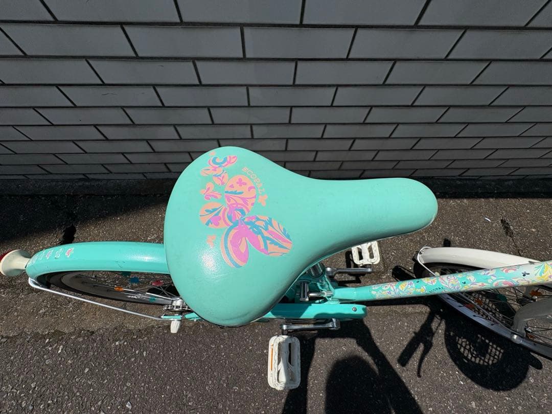 【引き渡し限定】ブリヂストン　自転車 女の子　20インチ　⭐️ヘルメット付⭐️