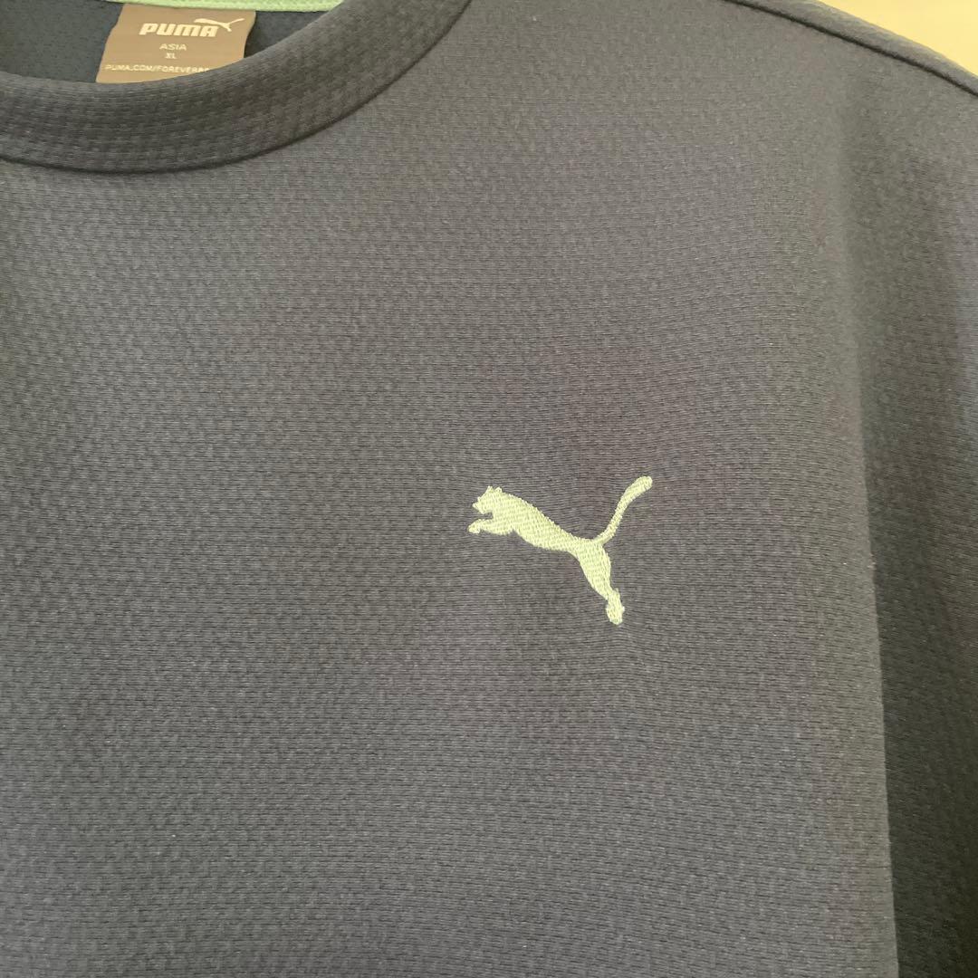PUMA GOLF セットアップ スウェット＋テーパードパンツ ネイビー 上下