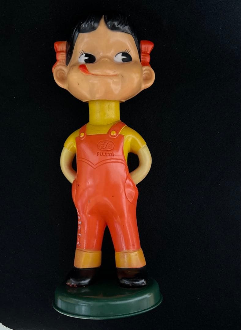 不二家　レトロペコちゃんボブルヘッド人形