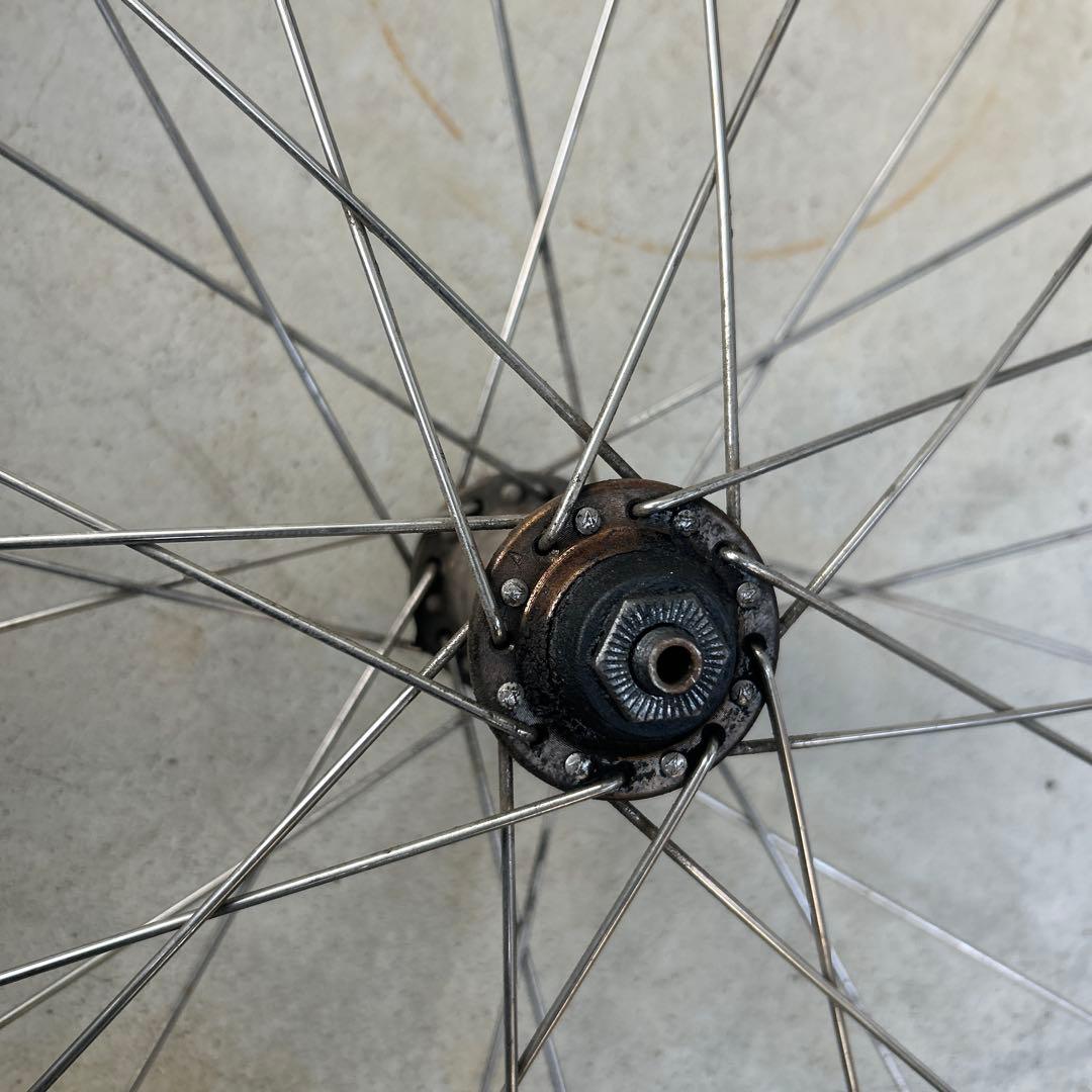 ちゃお@ MTB SHIMANO 26インチホイール タイヤ　前後