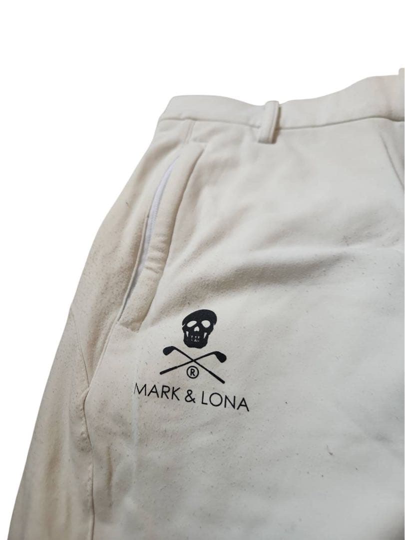 MARK&LONA ゴルフパンツ ホワイト