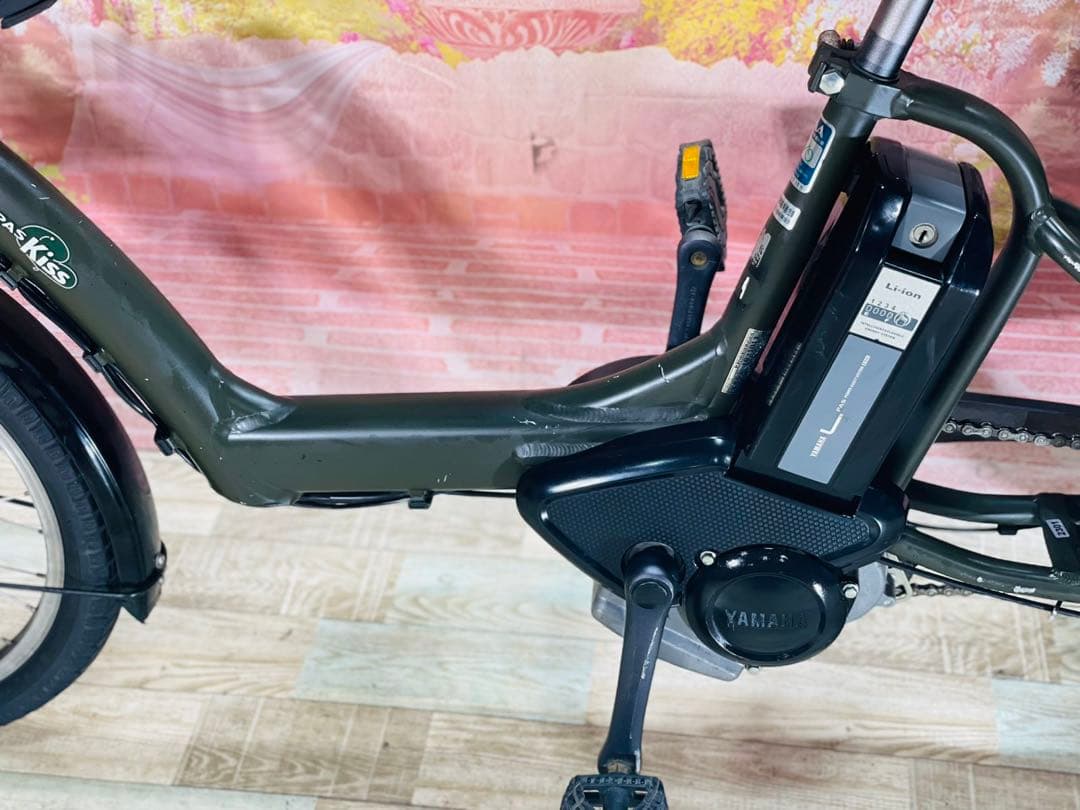 K2301 電動自転車ヤマハ子供乗せ 20インチ グリーン 8.9Ah