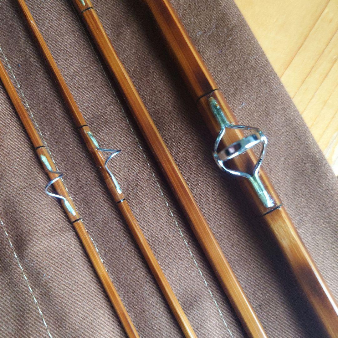 トラウトマン バンブーロッド五角 8.8ft #8/9 3pc 2Top 美品！