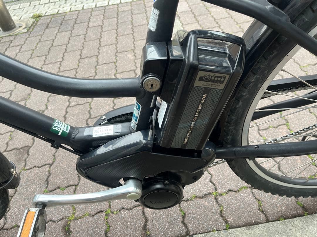 【引取限定】HYDEEⅡ 電動アシスト自転車 チャイルドシート付き ブラック