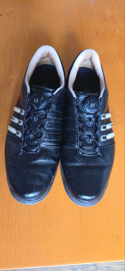adidas 26.5ダイヤル式ホワイト& ブラック2足セット