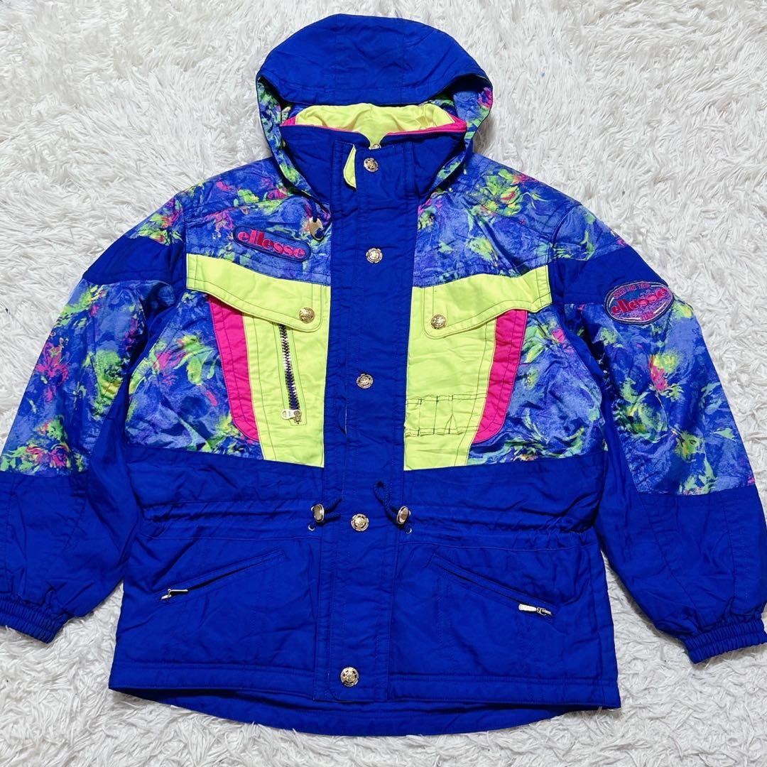 【2554】ellesse エレッセ　スキーウェア ブルー