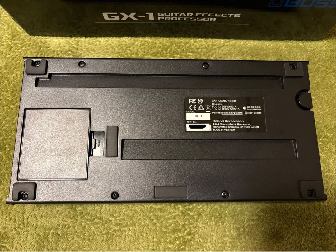 BOSS GX-1 シールド、アダプター、ケース付