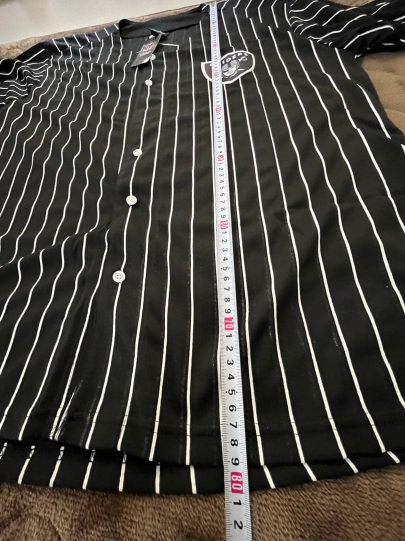 RAIDERS ストライプ 野球ユニフォーム　2XL