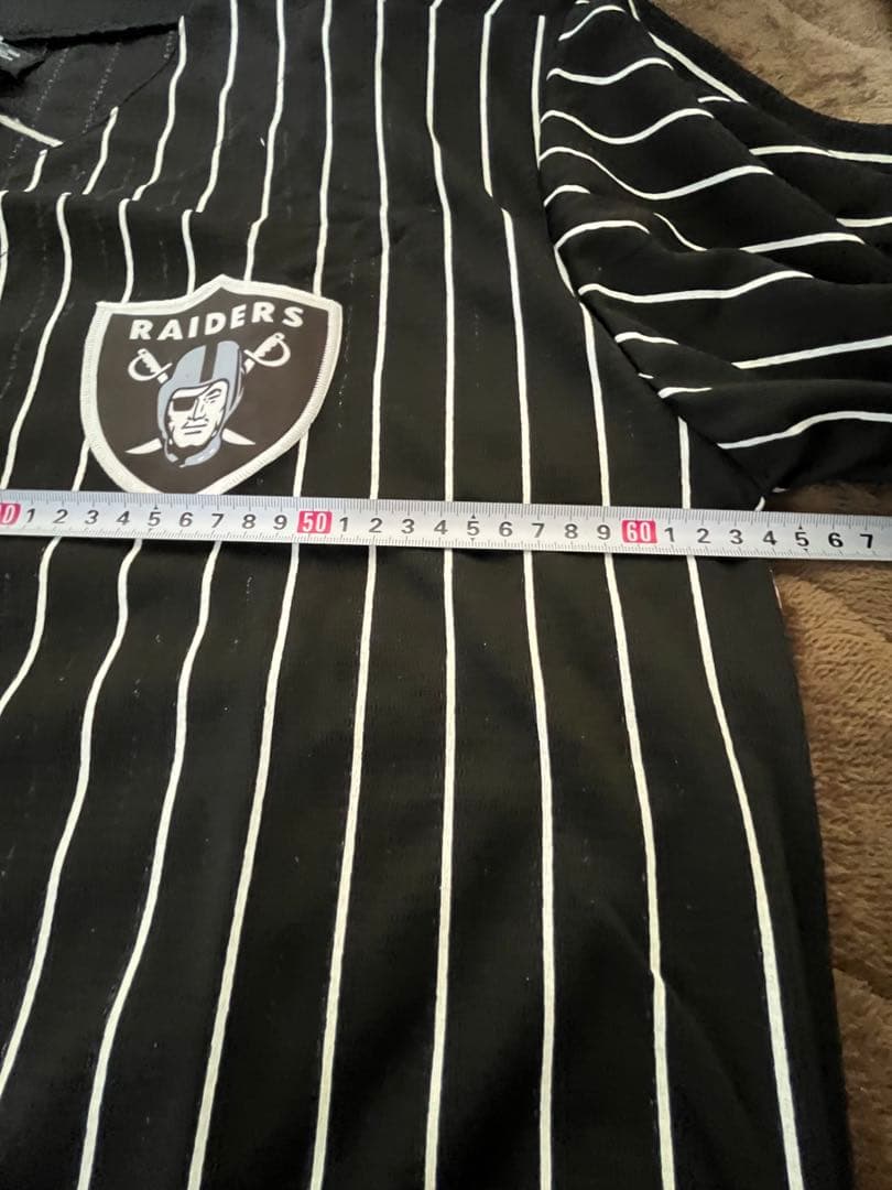 RAIDERS ストライプ 野球ユニフォーム　2XL