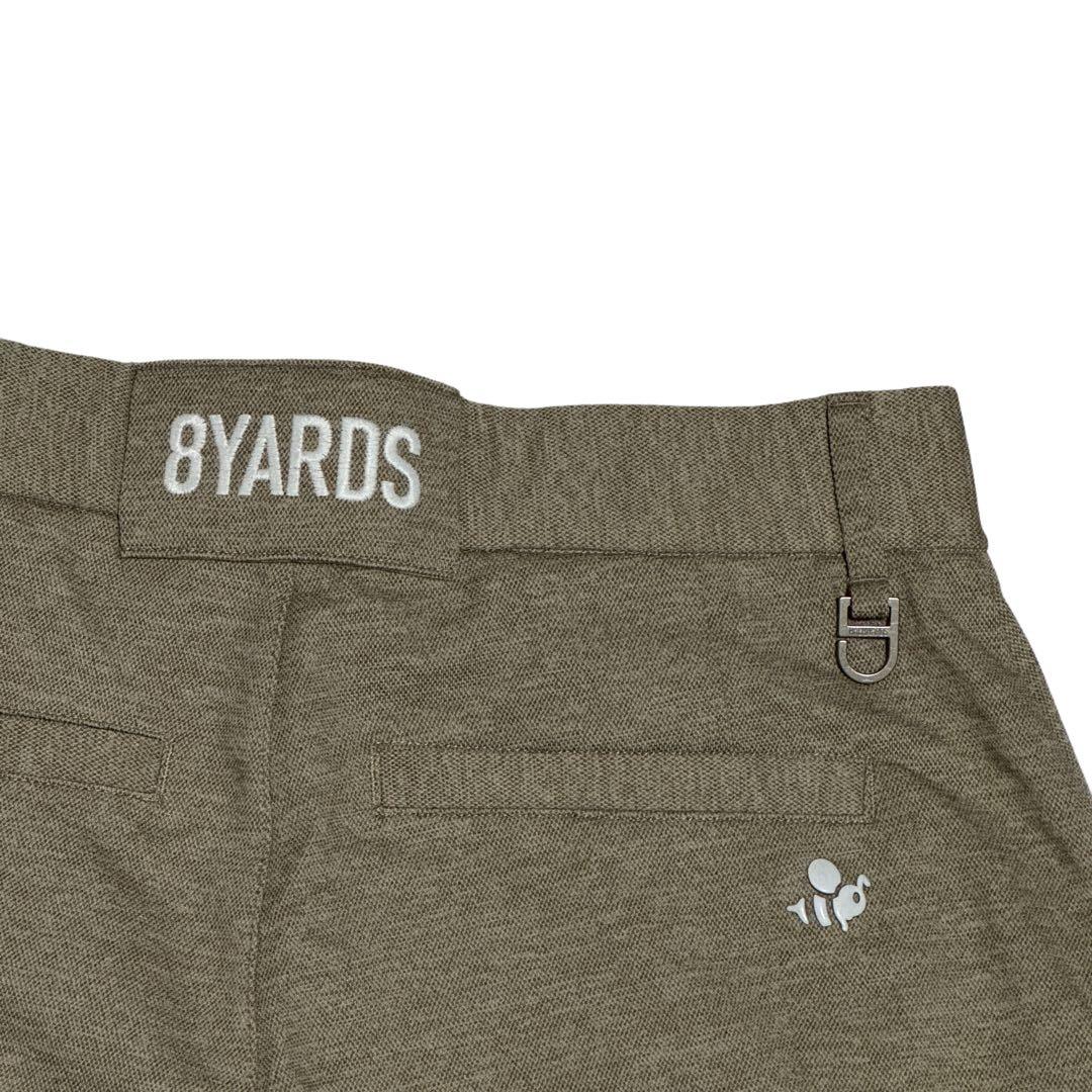 8YARDS ゴルフ ショートパンツカーキ 軽量ストレッチ夏用サイズM ベージュ