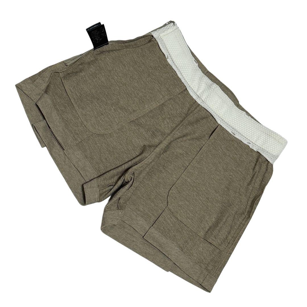 8YARDS ゴルフ ショートパンツカーキ 軽量ストレッチ夏用サイズM ベージュ