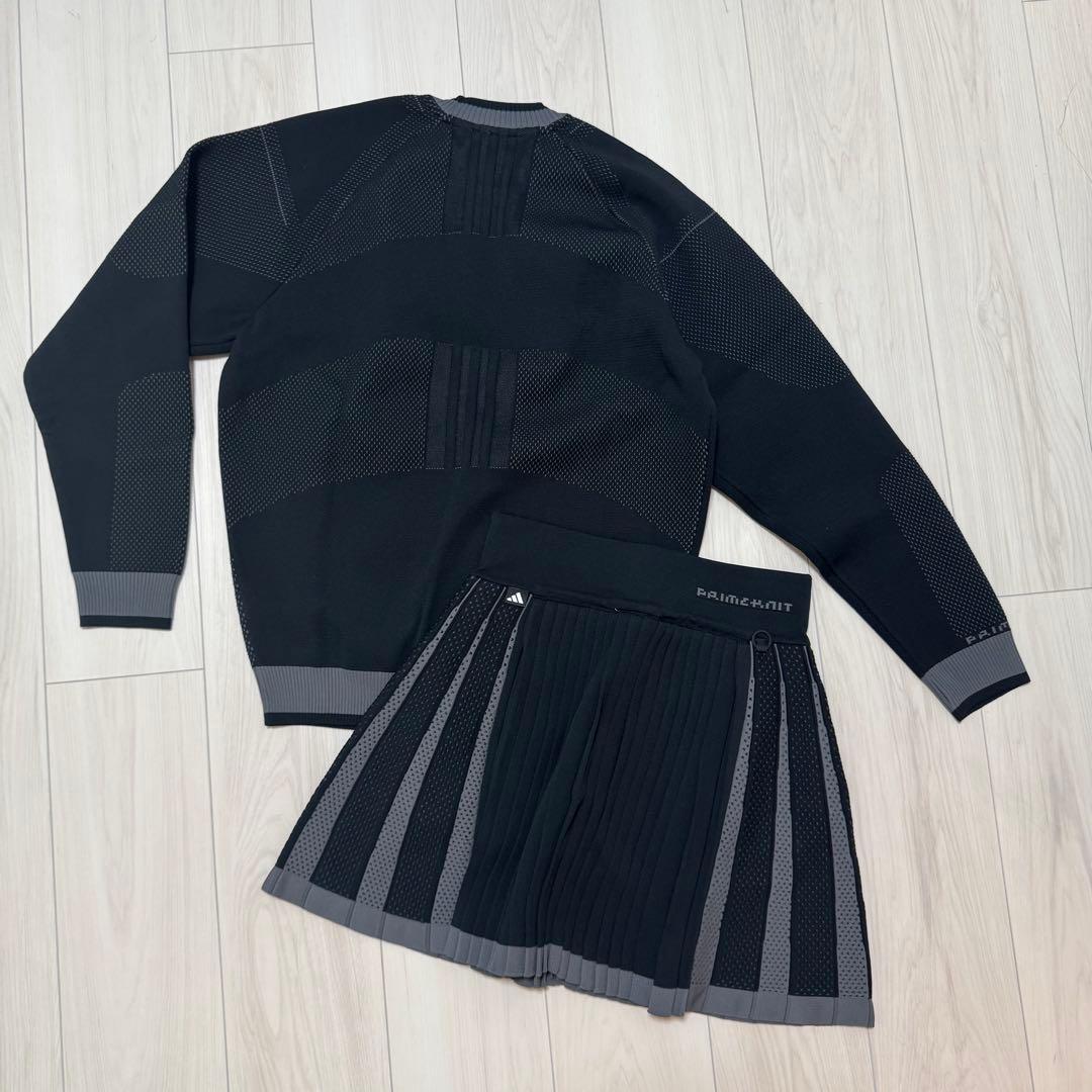 新品adidasゴルフPRIMERKNIT ニットプリーツスカートセットアップ