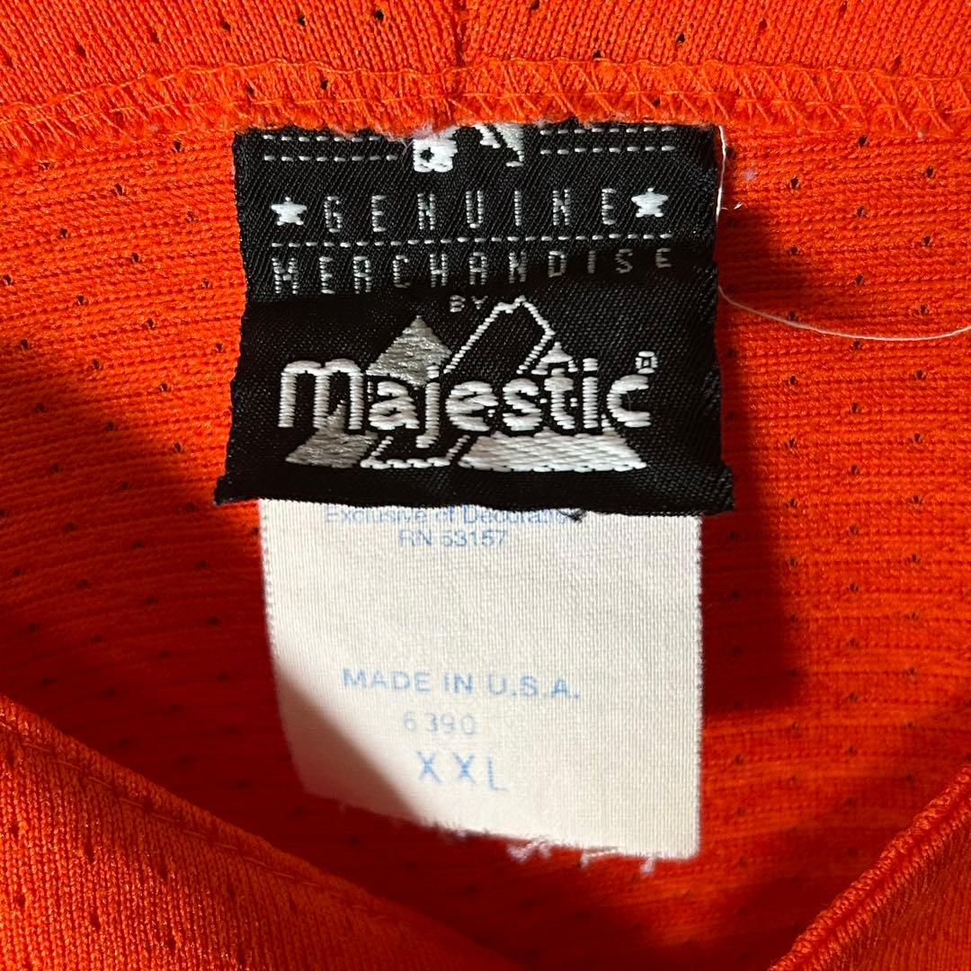 USA製 希少カラー NY ヤンキース ユニフォーム オレンジ Majestic