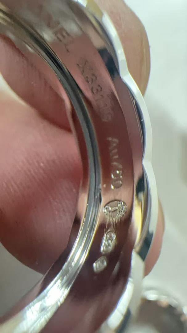 VIPシャネル CHANEL リング ジオメトリックカット US8号
