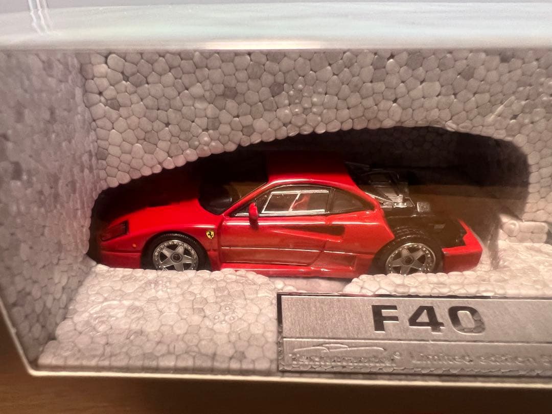 Tecnomodel 1/64 フェラーリF40 LM 1996 Press