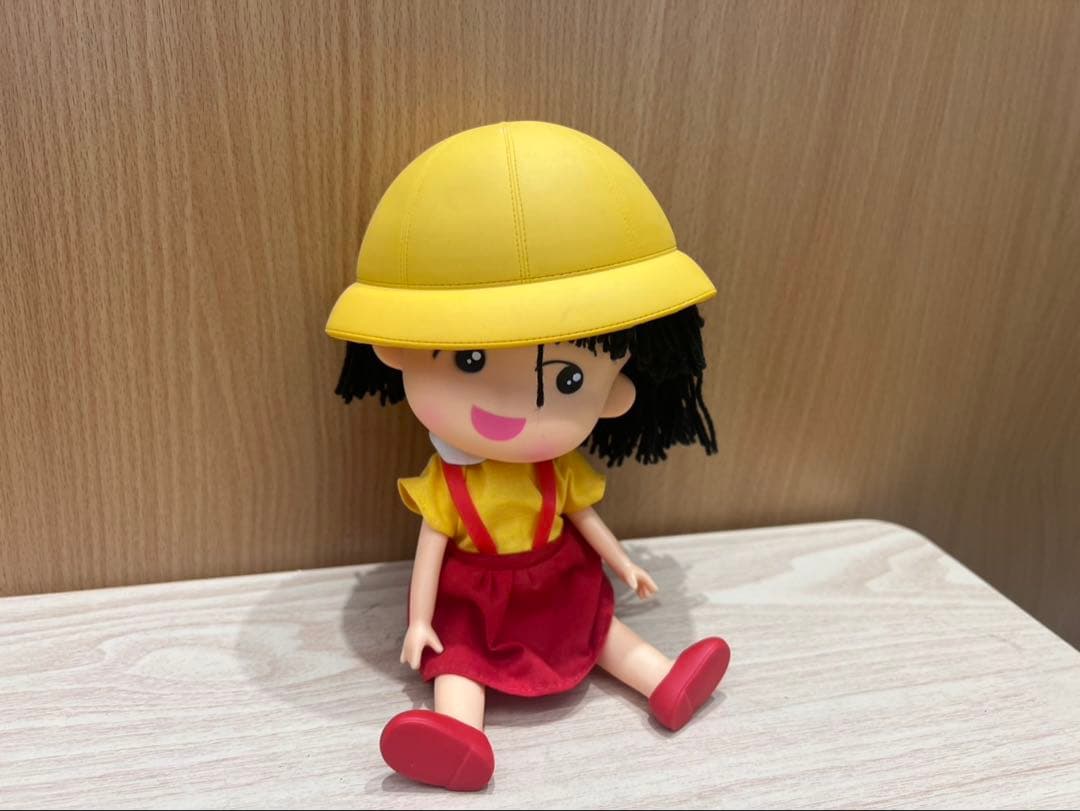 まるちゃん風 ちびまる子 ぬいぐるみ 約20cm かわいい 人形 レトロ