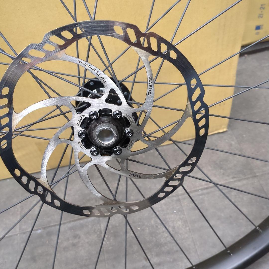 MTBホイール　ローター、カセット付
