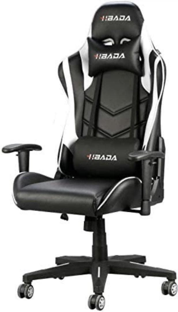22【新品未使用】【送料無料】高級ゲーミングチェア オフィスチェア フットレスト