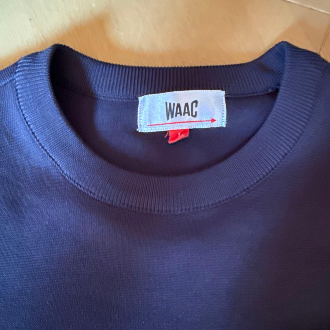 WAAC ブラック　トップス　ニット
