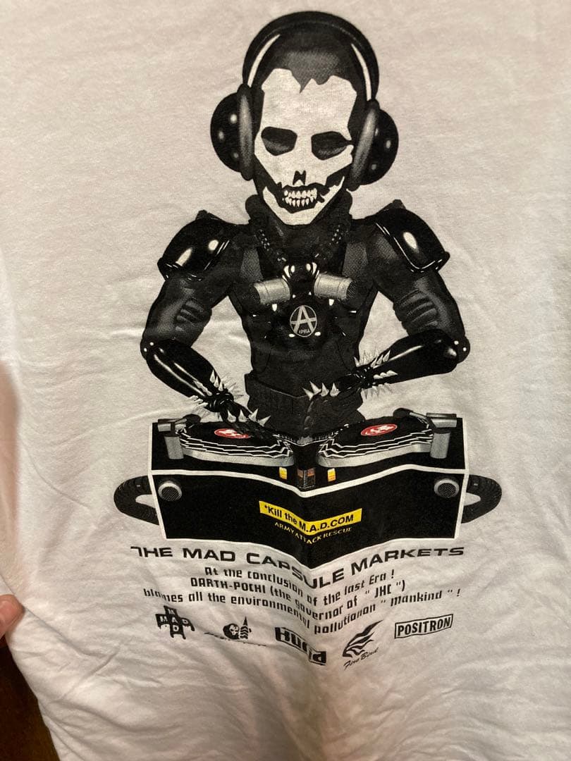 希少 美品 マッドカプセルマーケッツ Tシャツ 白M mad capsule