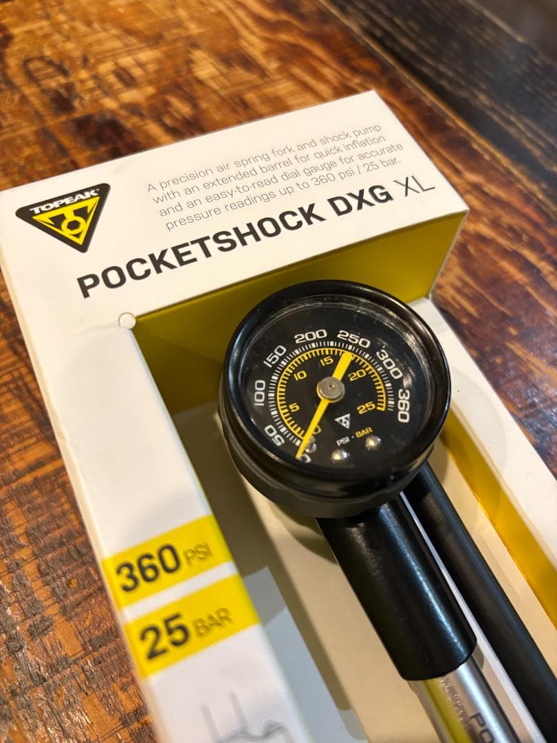 TOPEAKポケットショック DXG XL ショックポンプ MTB 新品未使用
