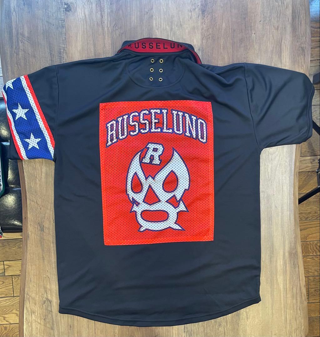 【美品】Russeluno ラッセルノ MESH REMAKE BIG POLO